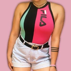RARE FILA BODYSUIT, size medium ⚡️